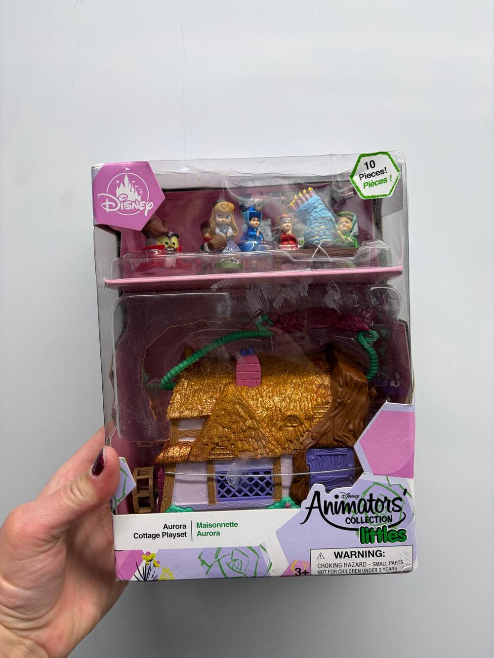 NWT Disney little Animators Aurora playset